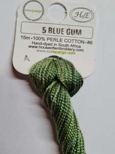 House Of Embroidery Threads Sue Spargo: 5A Blue Gum House of Embroidery P8