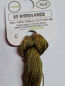 House Of Embroidery Threads Sue Spargo: 69C Woodlands House of Embroidery P8