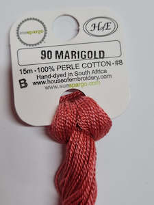 House Of Embroidery Threads Sue Spargo: 90B Marigold House of Embroidery P8