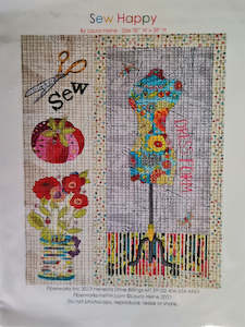 Laura Heine Collage: Sew Happy - Collage Pattern by Laura Hiene