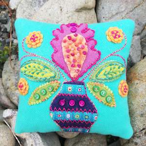 Canna Blossom pincushion pattern