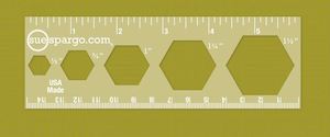 Sue Spargo HEXAGON RULER: CREATIVE STITCHING TOOLS