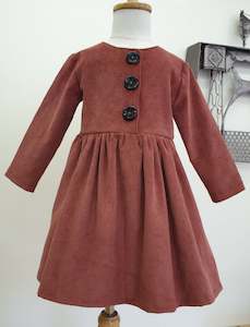 Elise Corduroy Dress (Long Sleeves)