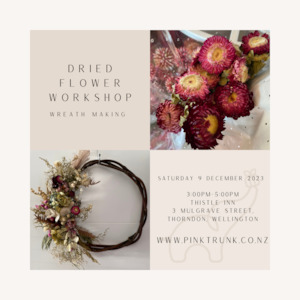 Gift: Workshop - Dried Flower Wreath