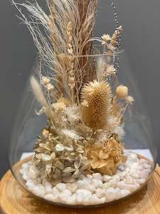 Dried Flower Terrarium - Neutrals