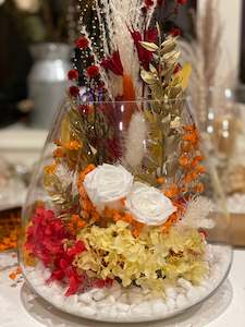 Dried Flower Terrarium - Autumn