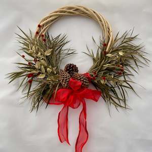 Wreath - Christmas Rattan