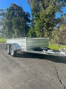 Trailer manufacturing: Tandem Braked Hydraulic Tipper Trailer