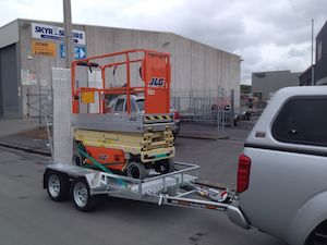 Trailer manufacturing: Scissor Lift Trailer