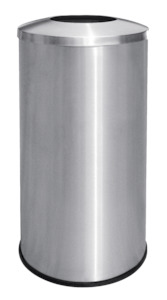 Waste remediation: Stainless Steel Round Bin 54L - RB-AS-BOWL-TO