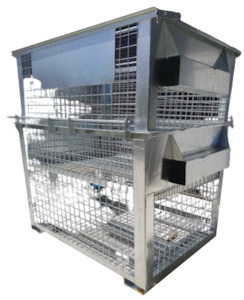 Waste remediation: PCB - 3.0M (Mesh) Galvanised - FEL Cages