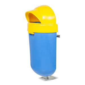 Waste remediation: PRS1 Single Outdoor Litter Bin (With Stand)