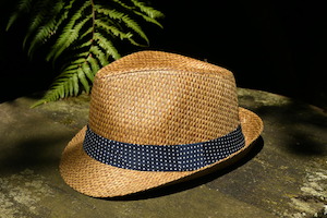 Work clothing: Straw Trilby Hat