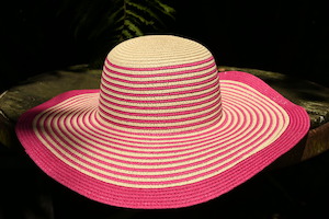 Straw Ruby Ladies wide brim hat