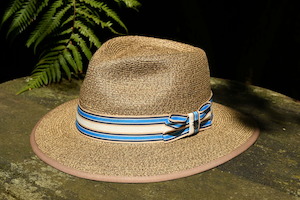 Coastal Indiana Jones Straw Hat with Cloth Band