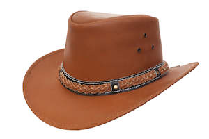 Oily Nubuck Cow Suede Leather Hat