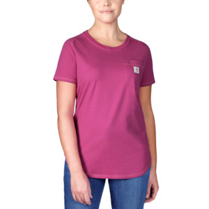 Carhartt Women's 105415 mid-weight Pocket T