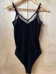 Pre Loved Clothing Festival Wear: Velvet Allure Bodysuit