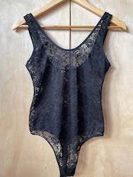 Pre Loved Clothing Festival Wear: Cheeky Lace Bodysuit