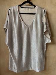 Silver Shimmers Top