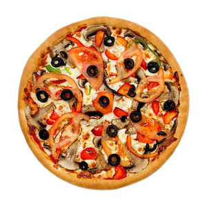 Pizza takeaway: Greek Chicken