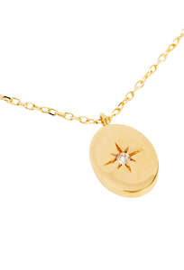 Clothing: Shine Your Light Diamond Necklace - 14k Gold