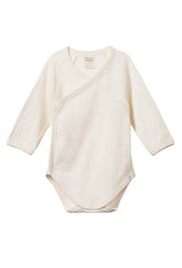 Clothing: L/S Kimono Bodysuit - Pointelle