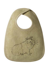 Reversible Bib - Guinea Pig Gala Print