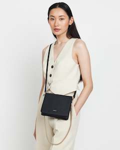 Fox Crossbody Bag - Black Bubble