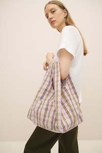 Clothing: Mini Market Bag - Pink Tartan