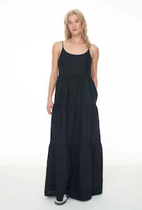 Lin-In Resort Dress - Black