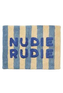 Ira Nudie Rudie Bath Mat - Blue Jean