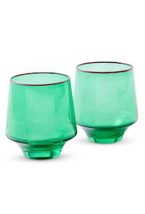 Tumbler Glass 2P Set - Jaded