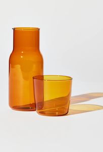 Mini Carafe + Cup Set - Amber