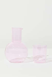 Belly Carafe + Cup Set - Pink