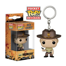 The Walking Dead Rick Grimes Pop Vinyl Key Chain - Planet Gadget