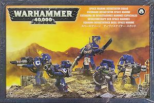 SALE Model Kit - Warhammer 40,000 - Space Marine Devastator Squad (2008)