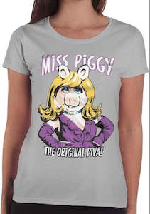 Clothing: SALE Muppets Miss Piggy Diva Women's T-Shirt (XS/Small)