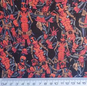 SALE Fabric - Marvel Deadpool