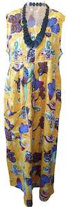 Vintage Hand Made Butterfly Maxi Dress (Medium)