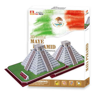 Model Kit / Jigsaw - 3D Puzzle Maya Pyramid