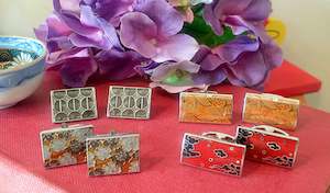 Oriental Enamelled Cufflinks