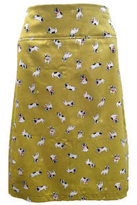 Mustard Puppies & Denim Skirt - Planet Retro Original (2XL)