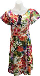 Tropicana Audrey Dress - Planet Retro Original (2XL)