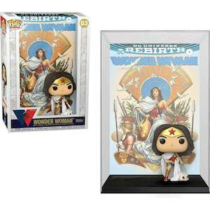 Clothing: Pop Vinyl - Wonder Woman 80th Rebirth on Throne Comic Cover