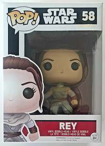 Clothing: Pop Vinyl - Star Wars - Rey with Staff #58