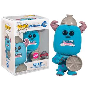 Clothing: Pop Vinyl - Sulley with Lid (Flocked) #1156