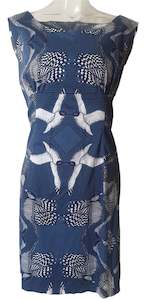 Blue Birds Julie Dress - Planet Retro Original (Large)