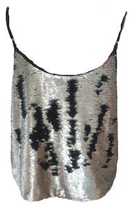 2-Way Sequins Disco Top (Medium)