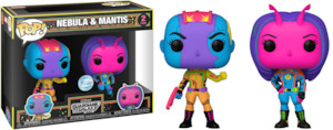 Pop Vinyl - Guardians of the Galaxy - Nebula & Mantis Black Light 2 Pack